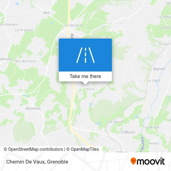 Chemin De Vaux map