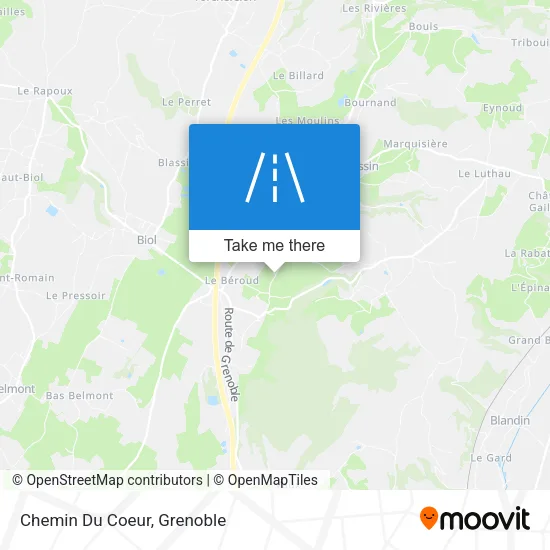 Chemin Du Coeur map