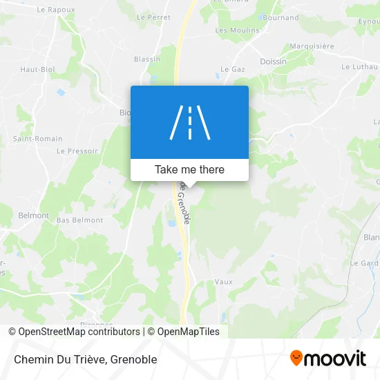 Chemin Du Triève map