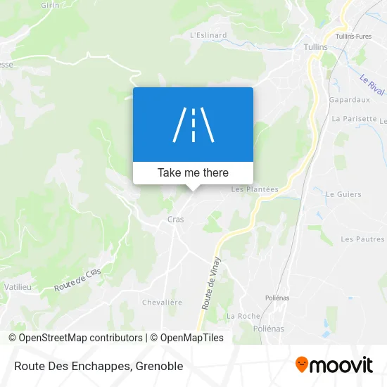 Route Des Enchappes map