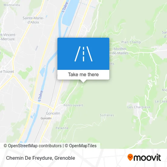 Chemin De Freydure map