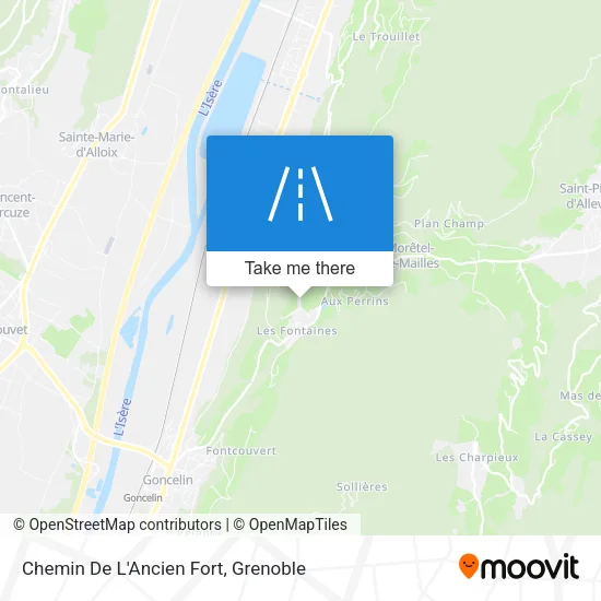 Chemin De L'Ancien Fort map