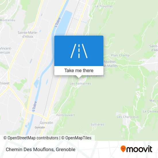 Chemin Des Mouflons map
