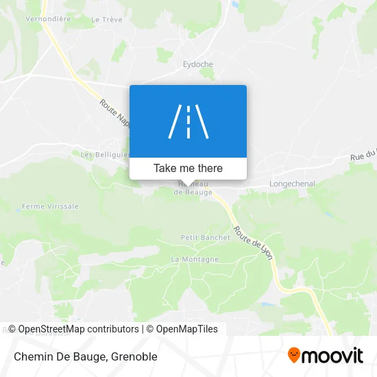 Chemin De Bauge map