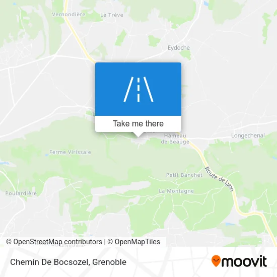 Chemin De Bocsozel map