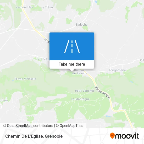 Chemin De L'Église map
