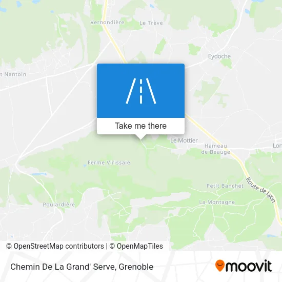 Chemin De La Grand' Serve map