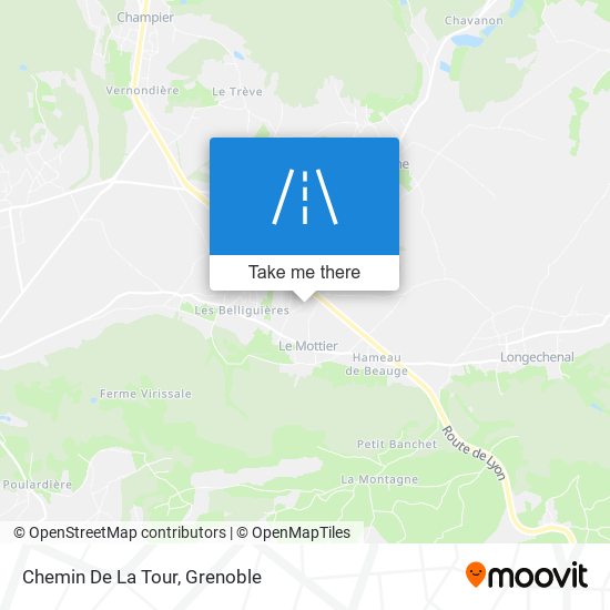 Chemin De La Tour map