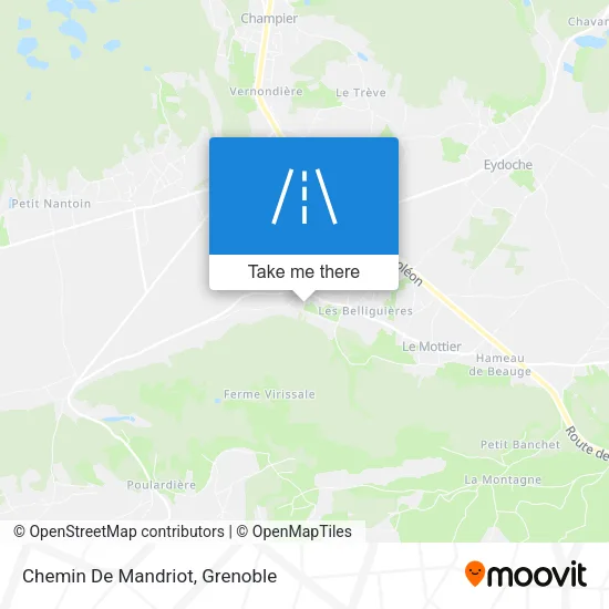 Chemin De Mandriot map