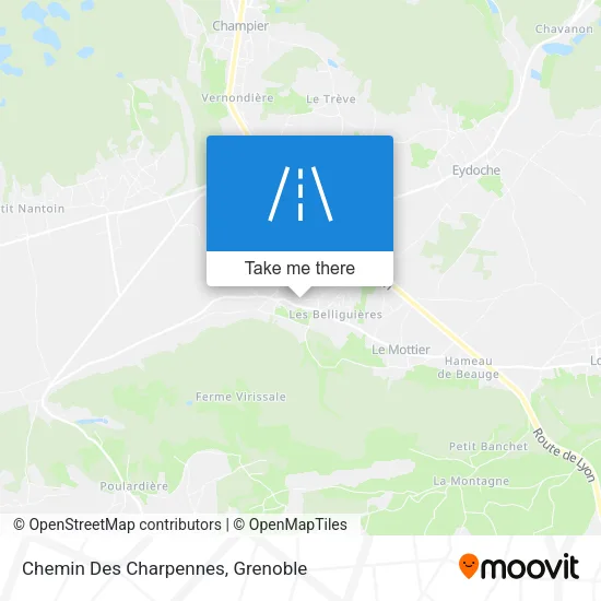 Chemin Des Charpennes map