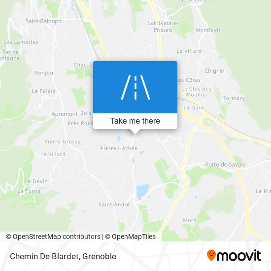 Chemin De Blardet map