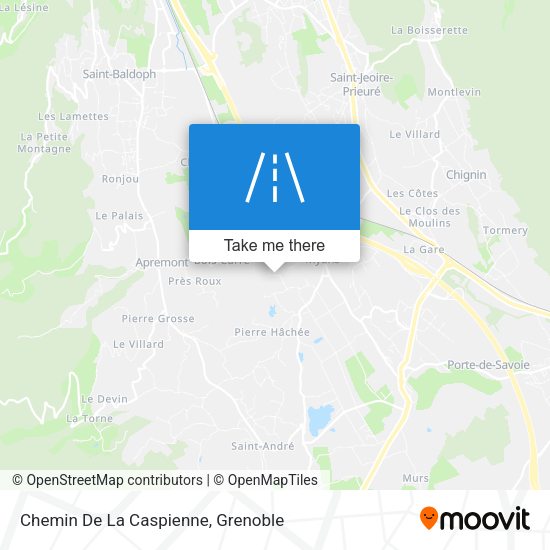 Chemin De La Caspienne map