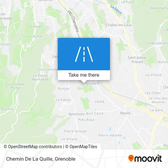 Chemin De La Quille map