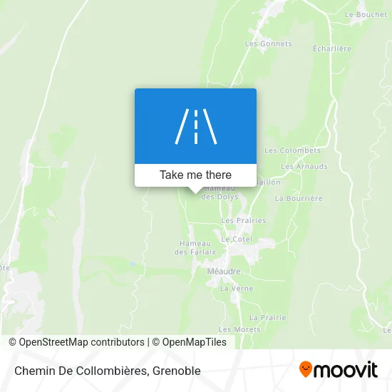 Chemin De Collombières map