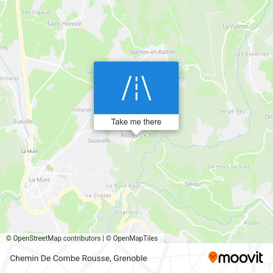 Chemin De Combe Rousse map