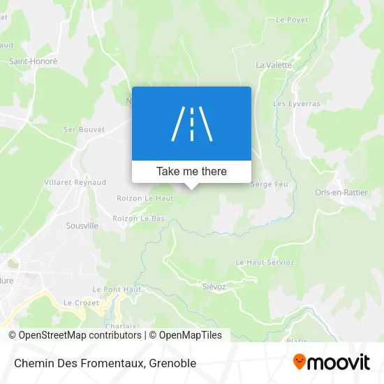 Chemin Des Fromentaux map