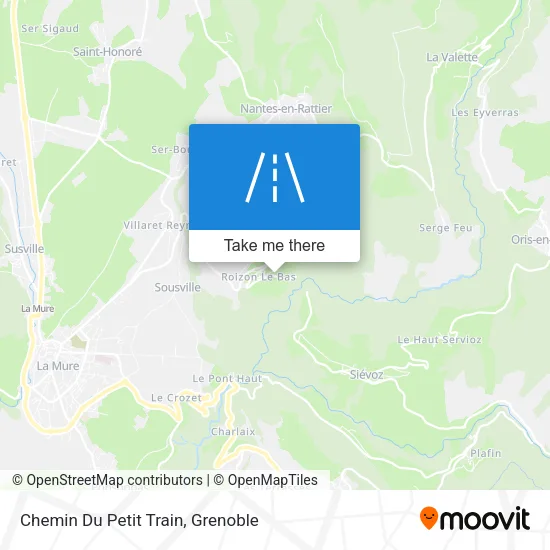 Chemin Du Petit Train map