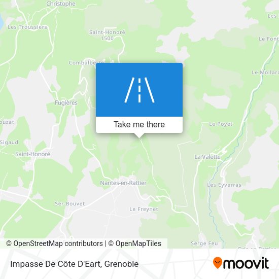 Impasse De Côte D'Eart map