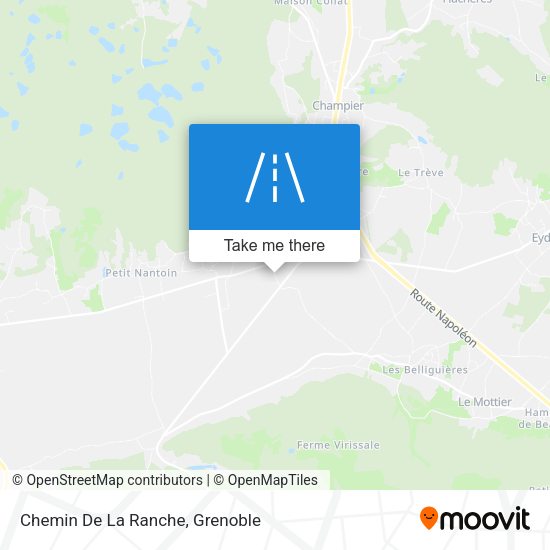 Chemin De La Ranche map