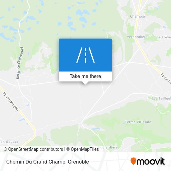 Chemin Du Grand Champ map