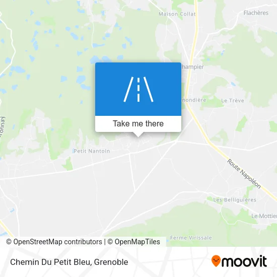Chemin Du Petit Bleu map