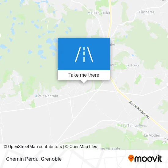 Chemin Perdu map
