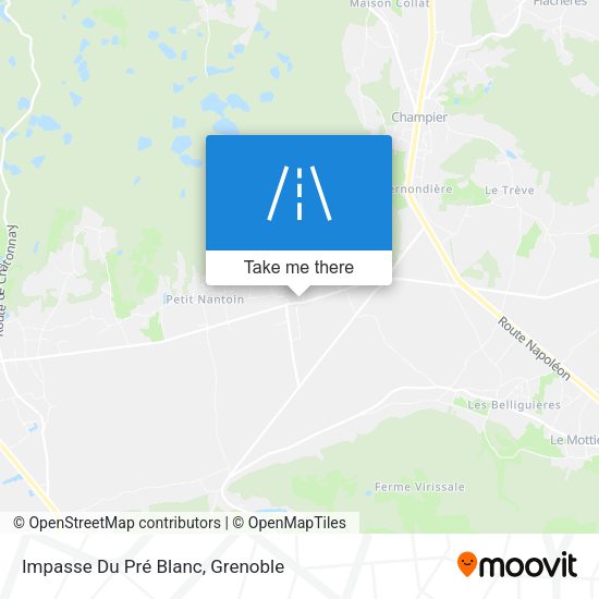 Impasse Du Pré Blanc map