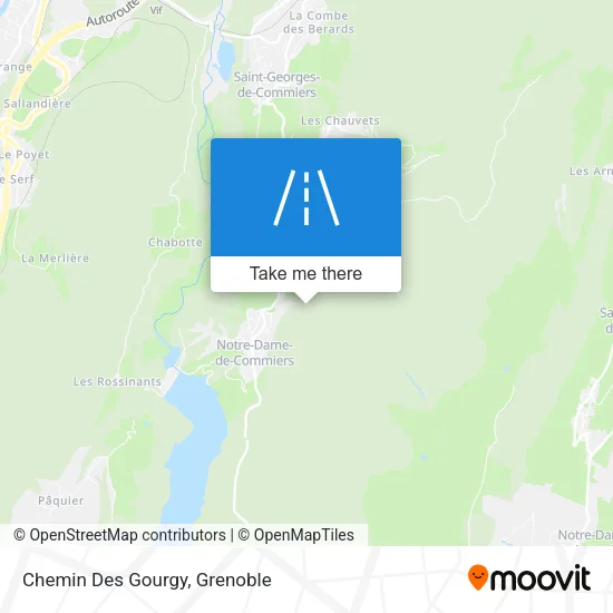 Chemin Des Gourgy map