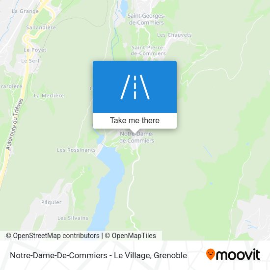Notre-Dame-De-Commiers - Le Village map
