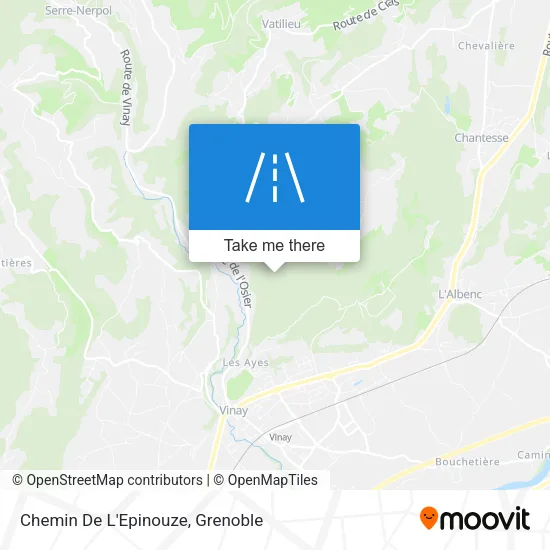 Chemin De L'Epinouze map