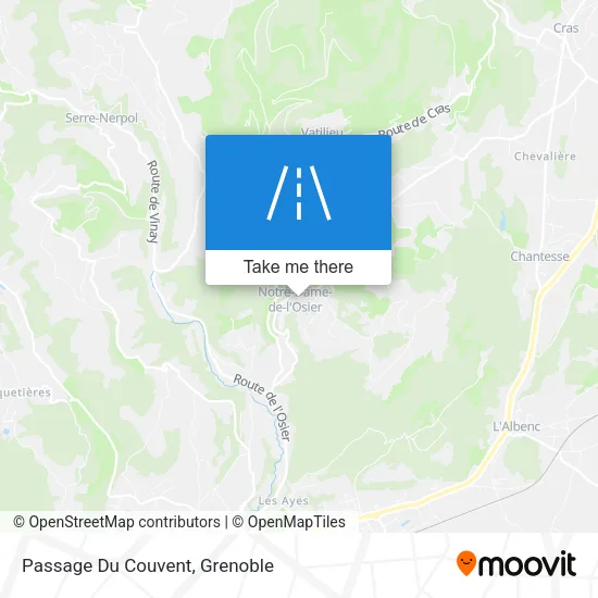 Passage Du Couvent map
