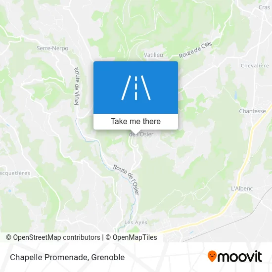 Promenade De La Chapelle map