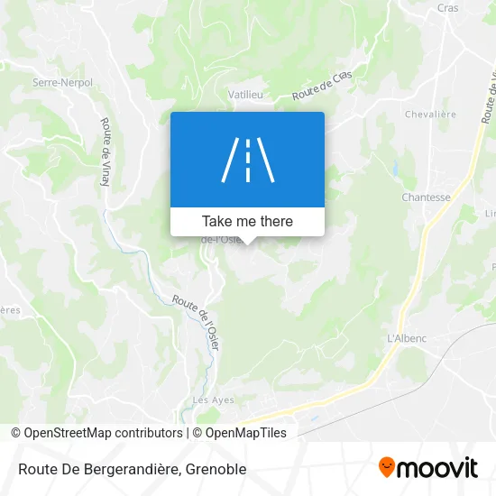 Route De Bergerandière map