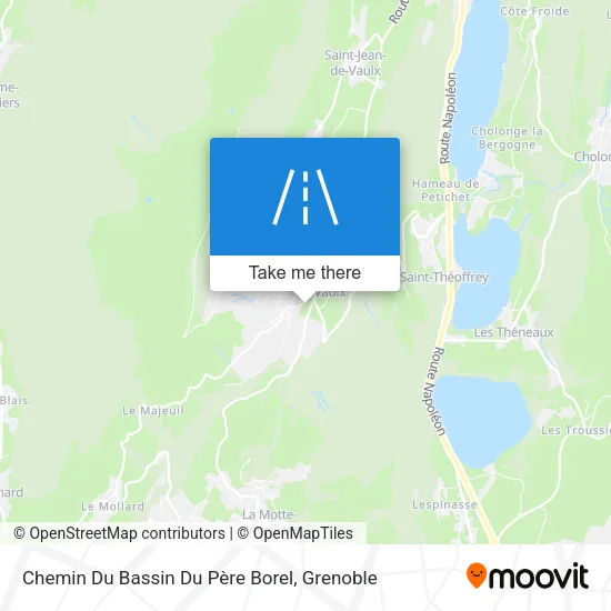 Chemin Du Bassin Du Père Borel map