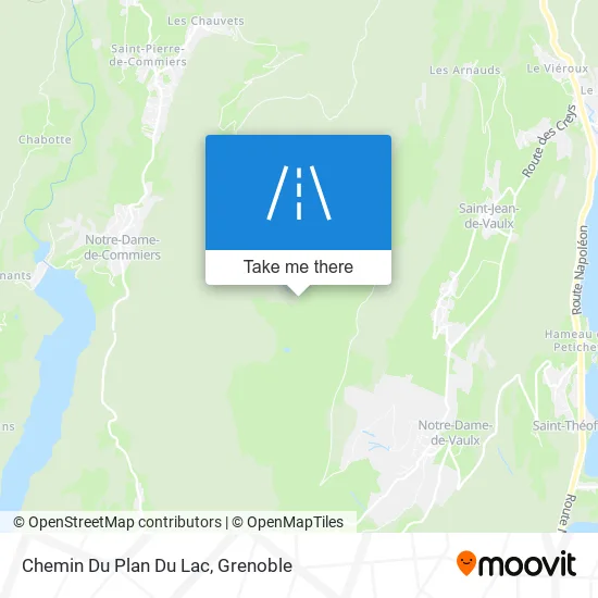 Chemin Du Plan Du Lac map