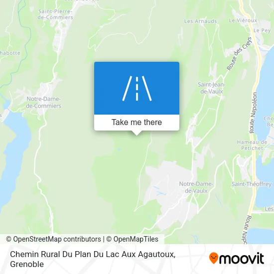 Chemin Rural Du Plan Du Lac Aux Agautoux map