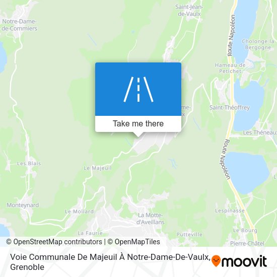 Voie Communale De Majeuil À Notre-Dame-De-Vaulx map
