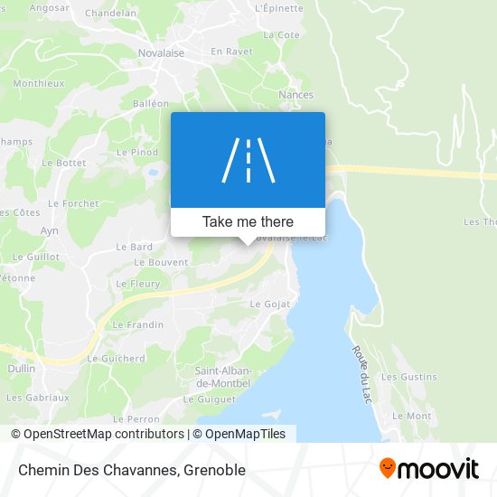 Chemin Des Chavannes map