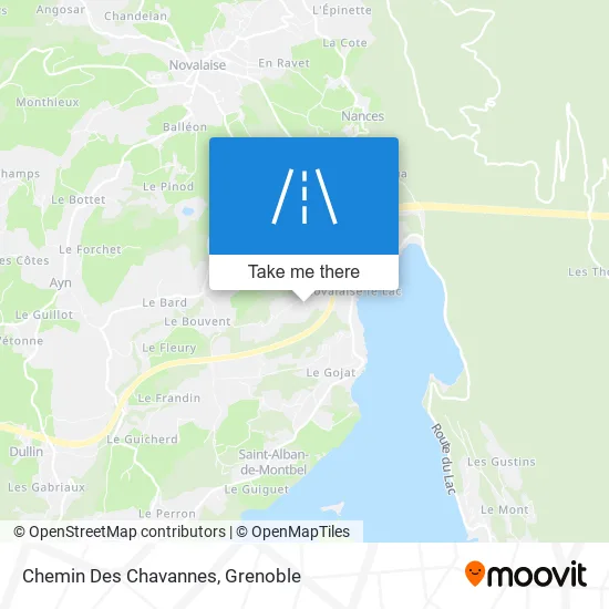 Chemin Des Chavannes map