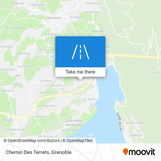 Chemin Des Terrets map