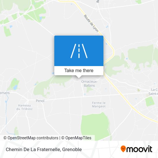 Chemin De La Fraternelle map