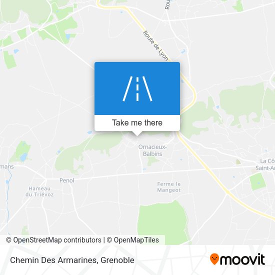 Chemin Des Armarines map