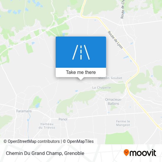 Chemin Du Grand Champ map