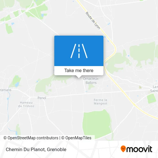 Chemin Du Planot map