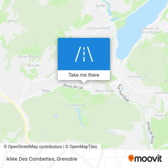Allée Des Combettes map