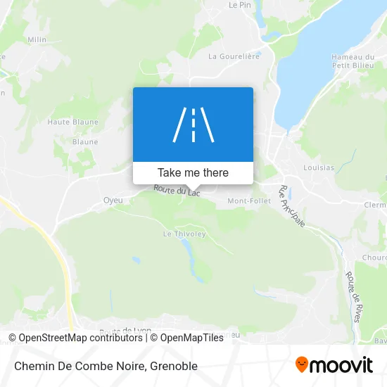 Chemin De Combe Noire map