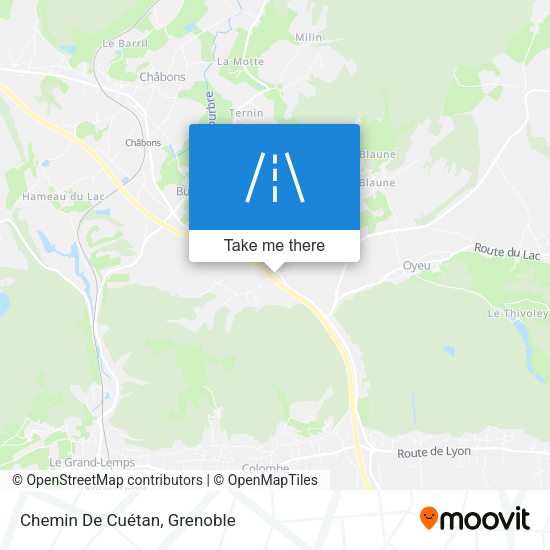 Chemin De Cuétan map