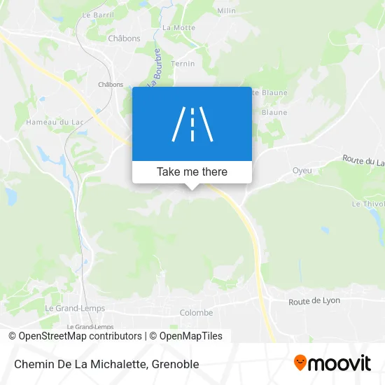 Chemin De La Michalette map