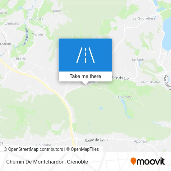 Chemin De Montchardon map