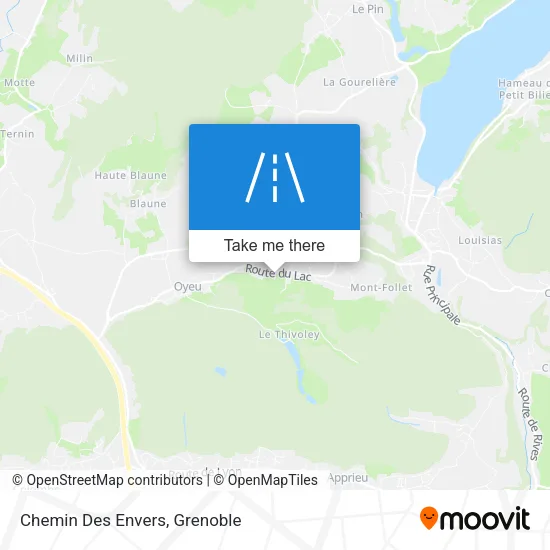 Chemin Des Envers map